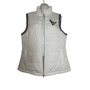 Houston Texans G-III White Puffer Vest Womens Size XL NFL Apparel
